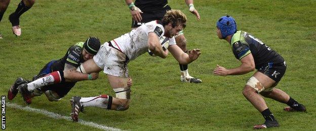 Richie Gray in action for Toulouse