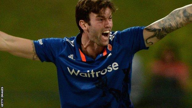 Hampshire and England bowler Reece Topley