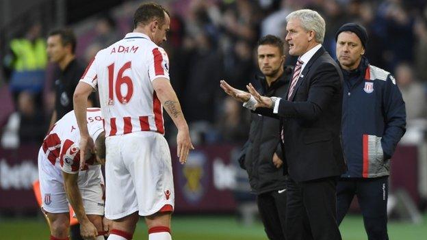 Charlie Adam was signed for Stoke City by Mark Hughes' predecessor Tony Pulis in August 2012