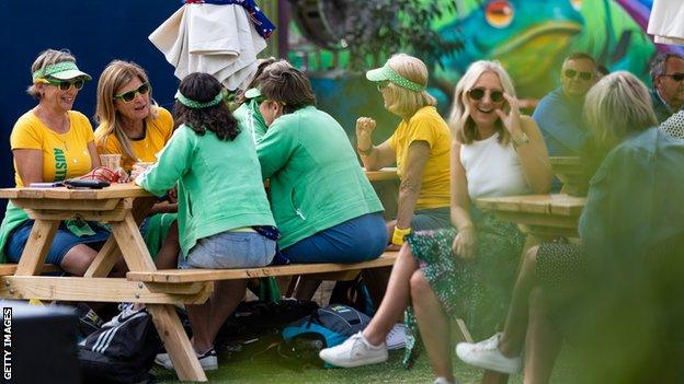 Fans at the Australian Open