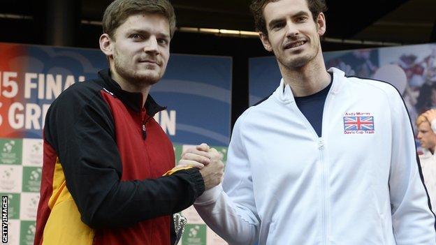 David Goffin and Andy Murray