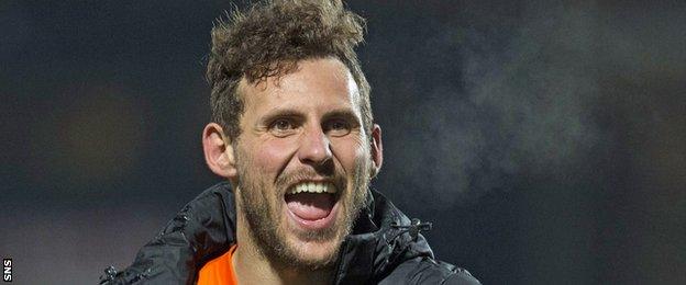 Tony Andreu's penalty proved to be decisive in Dundee United's win against Hibernian