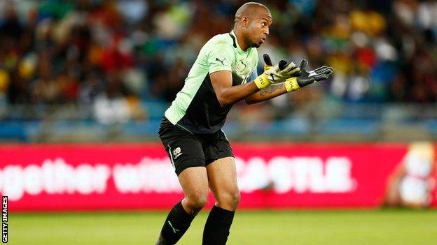 South Africa goalkeeper Itumeleng Khune