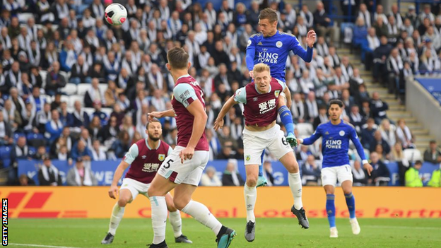 Leicester City v Burnley in October 2019