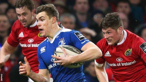 Garry Ringrose set up Leinster's first try scored by Isa Nacewa