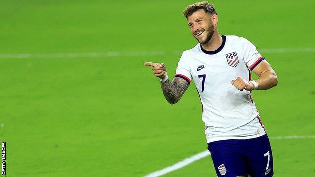 Paul Arriola scored twice in USA's 7-0 win over Trinidad & Tobago at the weekend