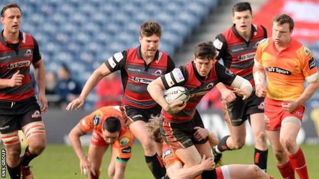 Edinburgh did not conceded any points in a tense second half at Murrayfield