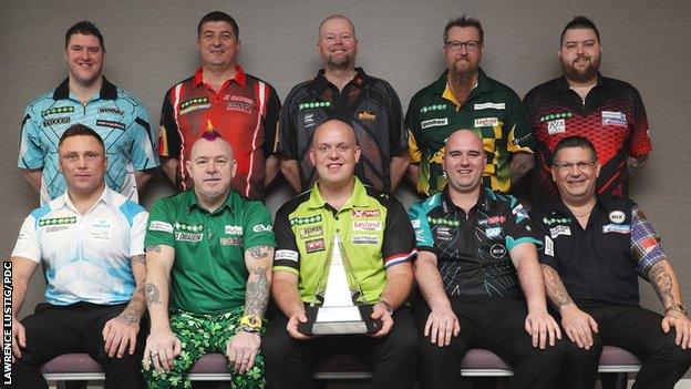 Premier League darts players in 2018