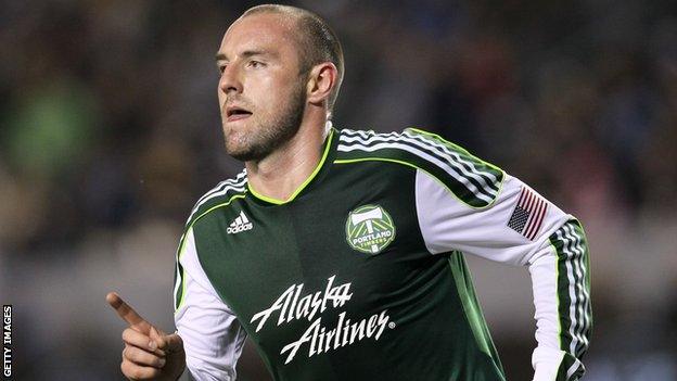 Kris Boyd in action for Portland Timbers