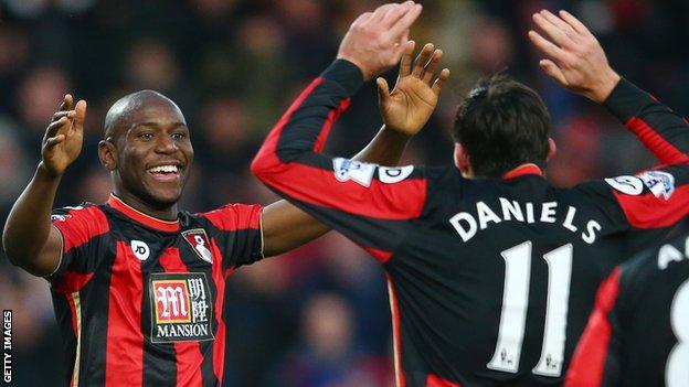 Benik Afobe (left)