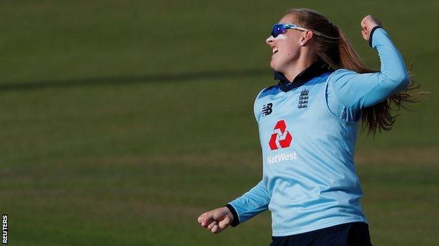 England spinner Sophie Ecclestone