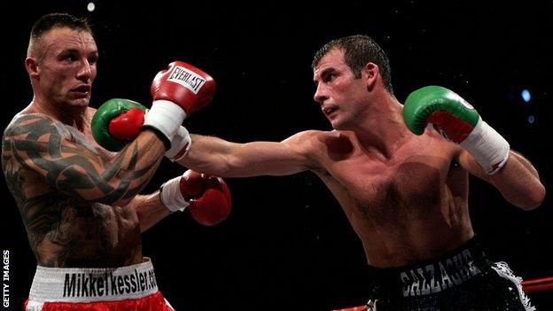 Joe Calzaghe v Mikkel Kessler in 2007