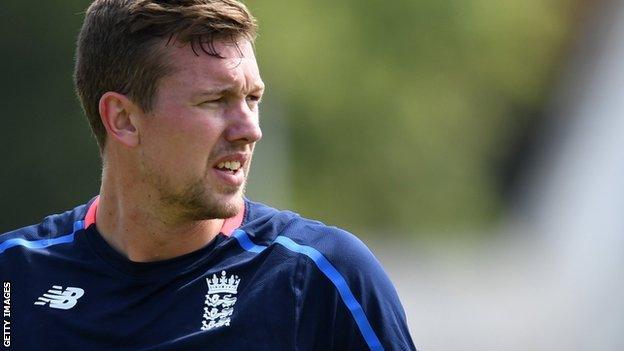 The most recent of Jake Ball's combined total of 24 England appearances were his two T20 internationals in July 2018