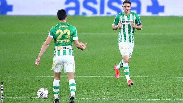 Joaquin, right, will be the only player from the 2002 World Cup still playing in La Liga next season