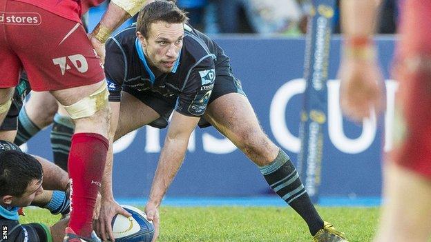 Glasgow Warriors scrum-half Mike Blair