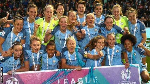 Manchester City win the WSL