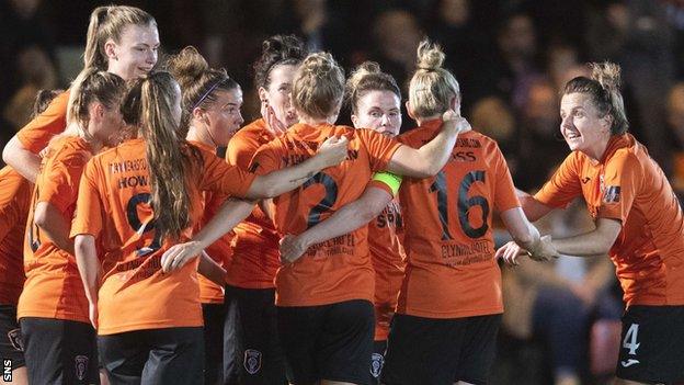 Glasgow City celebrate