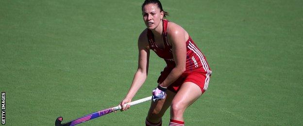 Scotland's Emily Maguire in action for Great Britain