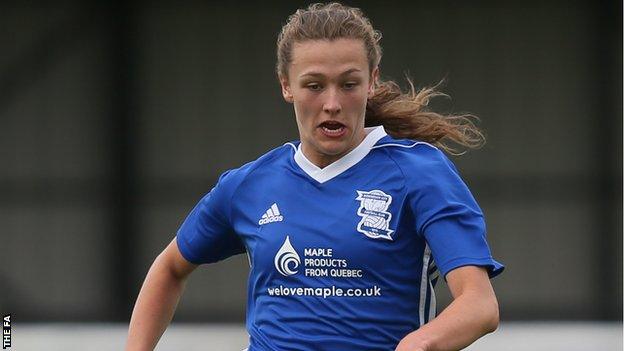 Charlie Wellings in action for Birmingham