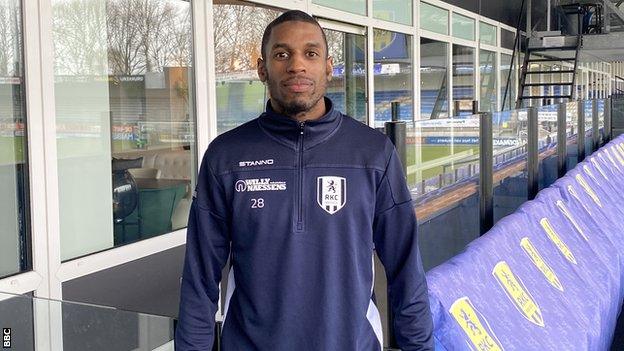 Comoros international Said Bakari at RKC Waalwijk's stadium