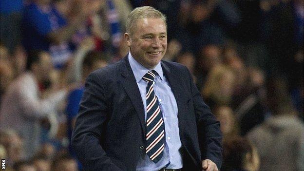 Rangers manager Ally McCoist