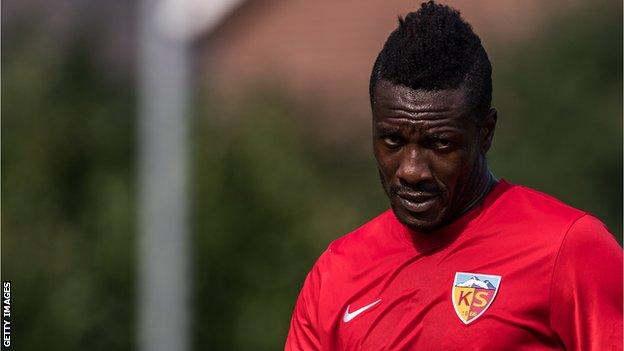 Ghana's Asamoah Gyan