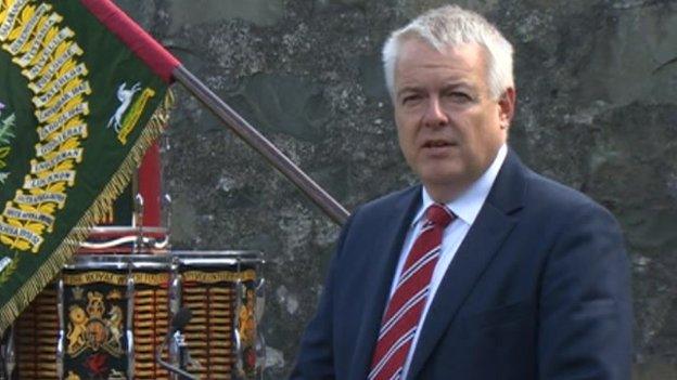 Carwyn Jones at Penmaenmawr