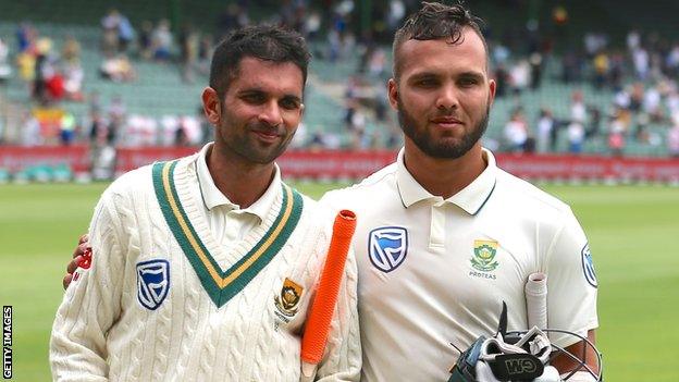 Keshav Maharaj and Dane Paterson