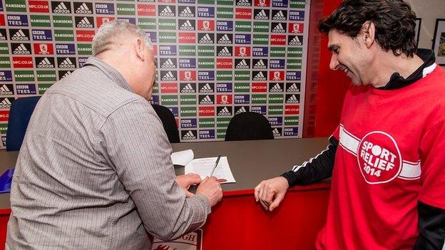 Ali Brownlee and Aitor Karanka