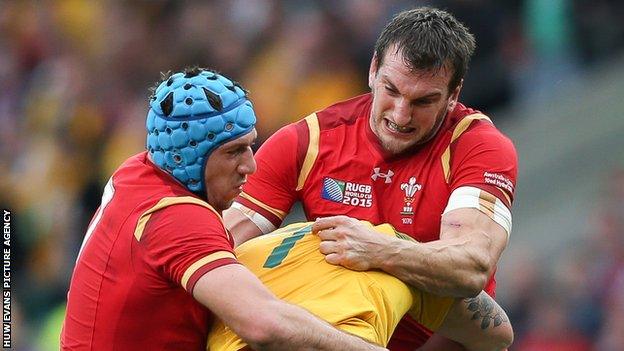 Justin Tipuric and Sam Warburton are two of Wales' senior flankers