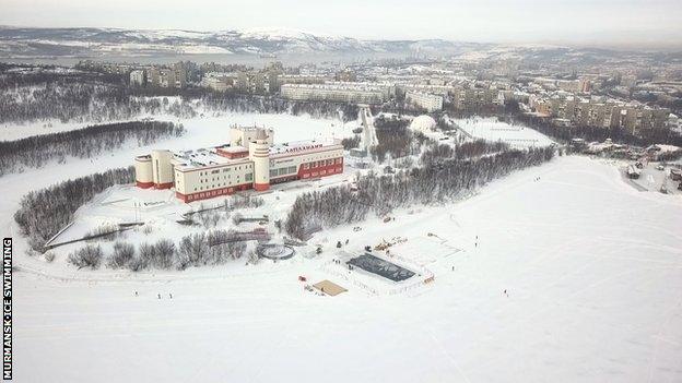 Murmansk Ice Swimming