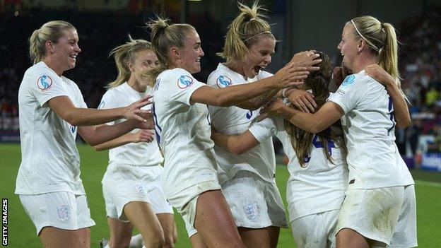 England celebrate