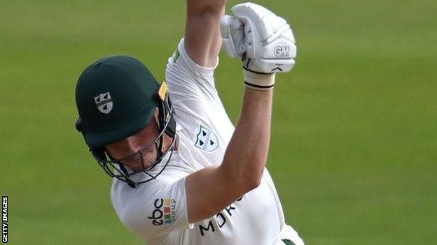 Jack Haynes only scored his maiden first-class century on Sunday in Worcestershire's final-day draw with Durham