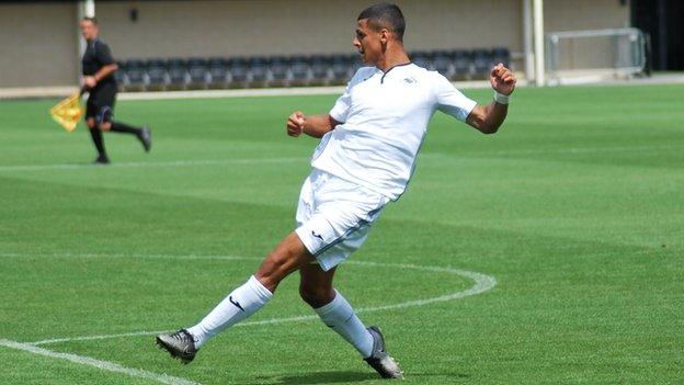 Swansea City's Ali Al-Hamadi
