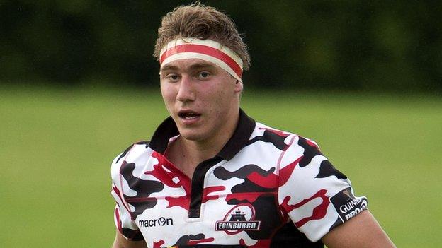 Edinburgh forward Jamie Ritchie