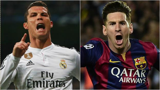 Cristiano Ronaldo and Lionel Messi