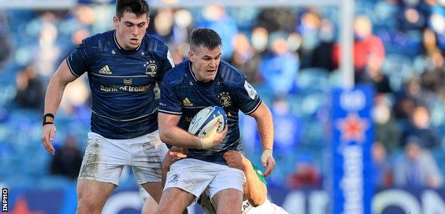 Johnny Sexton in action against Montpellier