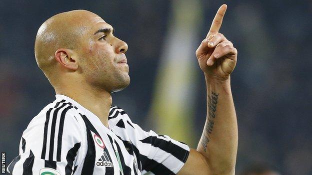 Juventus forward Simone Zaza