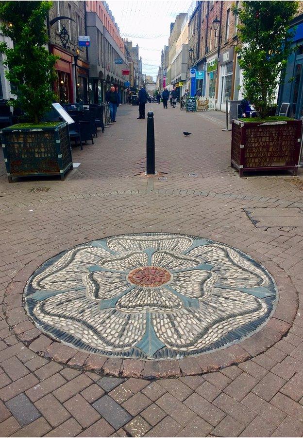 Rose Street mosaic Pic: Angie Brown