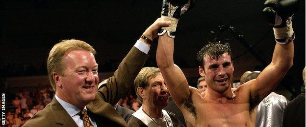 Frank Warren and Joe Calzaghe