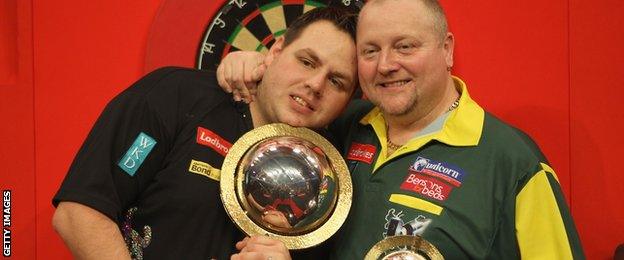 Adrian Lewis and Andy Hamilton