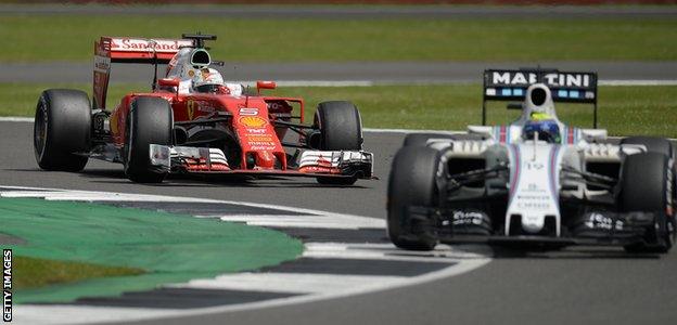 Sebastian Vettel and Felipe Massa