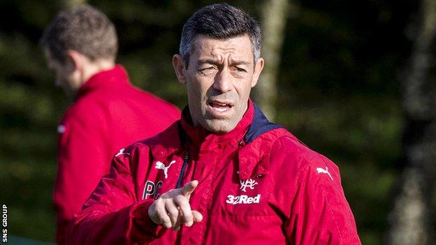 Rangers manager Pedro Caixinha