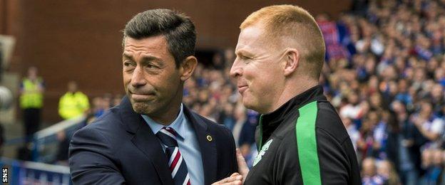 Pedro Caixinha and Neil Lennon