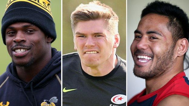Christian Wade, Owen Farrell, Manu Tuilagi
