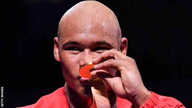 Frazer Clarke won gold at the 2018 Gold Coast Commonwealth Games