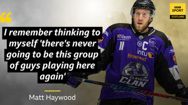 Glasgow Clan's longest serving Forward, Matt Haywood