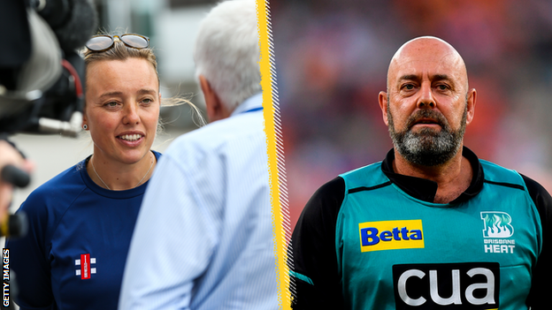 Dani Hazell and Darren Lehmann