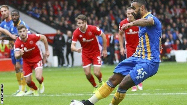 Stefan Payne was Shrewsbury Town's top scorer in 2017-18