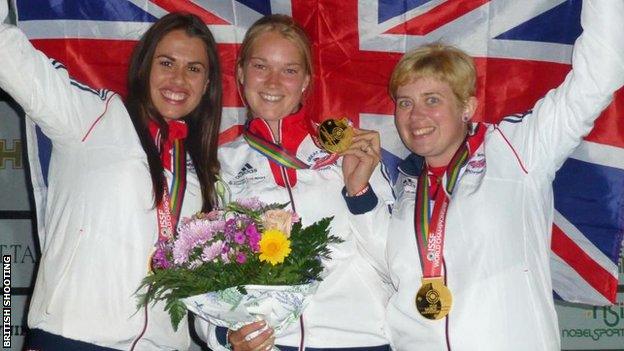 Charlotte Kerwood (left). Abbey Ling and Kirsty Barr (right)